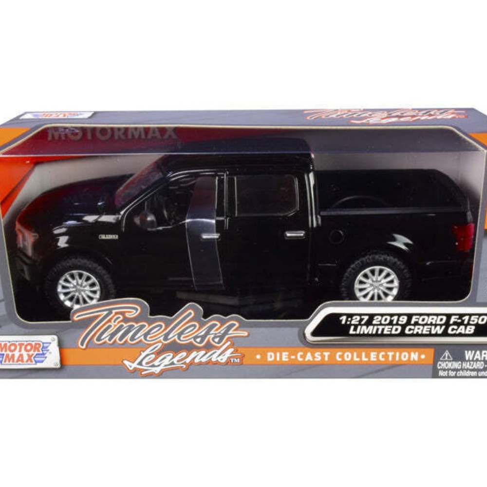 Motormax 1:24 - 1:27 2019 Ford F150 Limited Crew Cab Black 79364BK